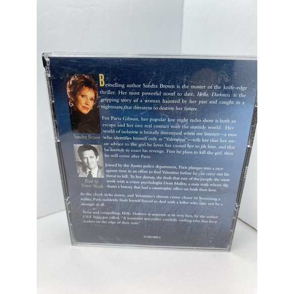 HELLO DARKNESS   -Book on CD-SANDRA BROWN  read by VICTOR SLEZAK - Picture 2 of 6